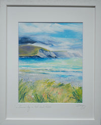 " a Summer's day at Keel beach, Achill"